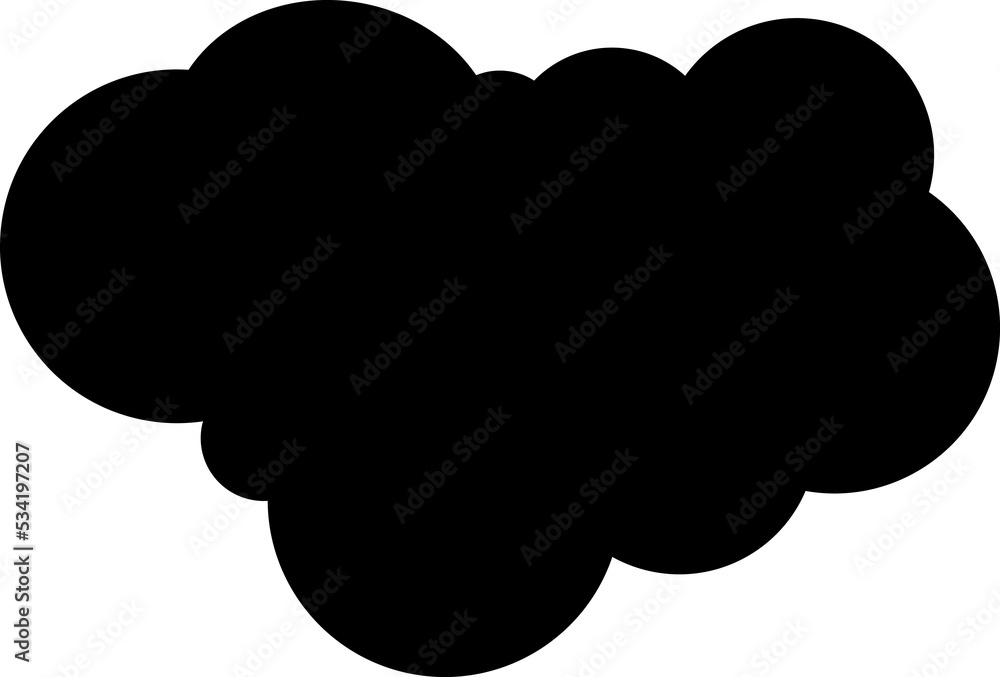 Cloud signs, Sky symbols. Vector illustration Cloud signs, Sky symbols. Vector illustration