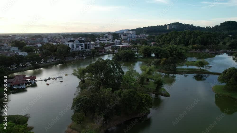 Taiping, Malaysia - September 24, 2022: The Landmark Buildings and Tourist Attractions of Taiping Taiping, Malaysia - September 24, 2022: The Landmark Buildings and Tourist Attractions of Taiping