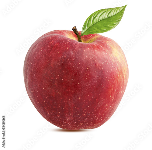 apple on a white background