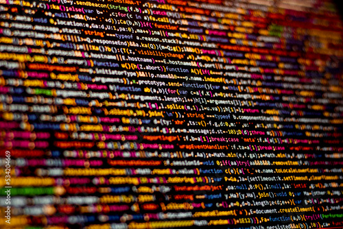 Javascript code background