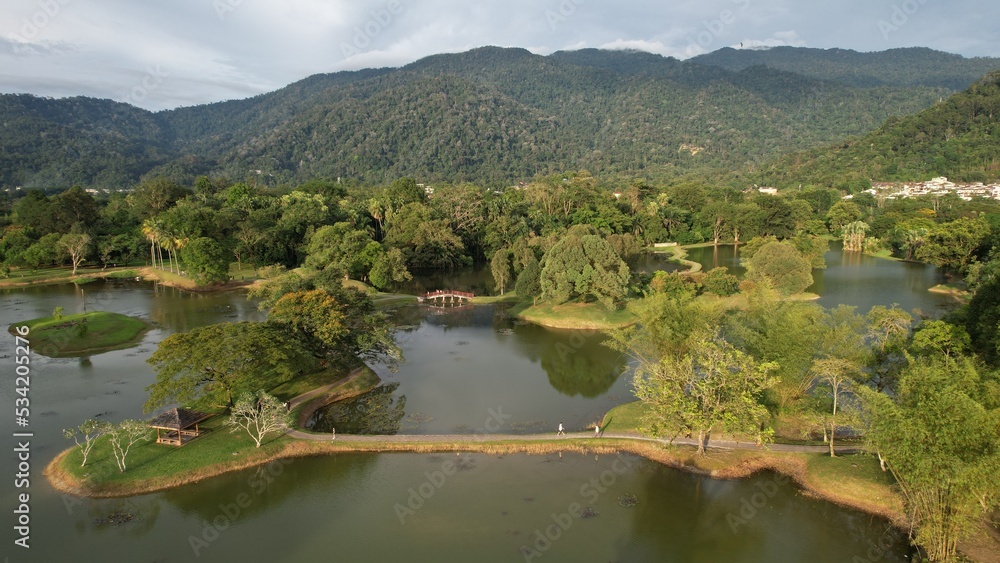 Taiping, Malaysia - September 24, 2022: The Landmark Buildings and Tourist Attractions of Taiping