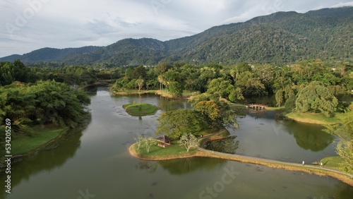 Taiping  Malaysia - September 24  2022  The Landmark Buildings and Tourist Attractions of Taiping