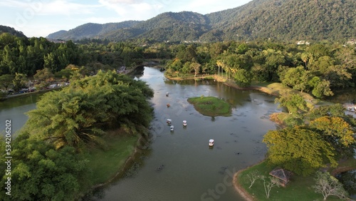 Taiping, Malaysia - September 24, 2022: The Landmark Buildings and Tourist Attractions of Taiping