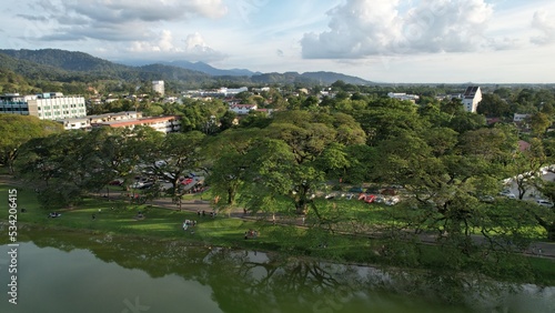 Taiping, Malaysia - September 24, 2022: The Landmark Buildings and Tourist Attractions of Taiping