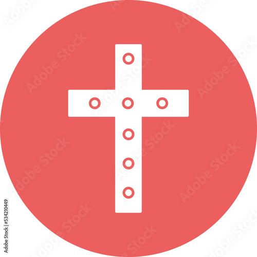 Catholic cross  which can easily modify or edit
