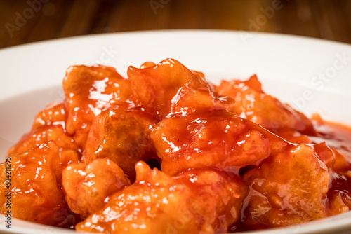 Special Chinese Food Tomato Sweet and Sour Pork