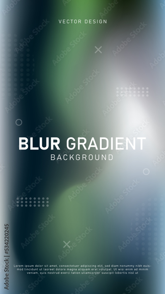 Naklejka premium Abstract gradient fluid liquid cover template. Set of modern poster with vibrant graphic color, hologram, dot pattern. Minimal style design for flyer brochure, background, wallpaper, banner