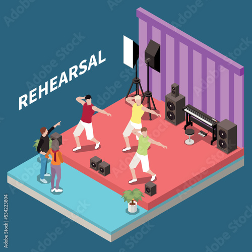 Isometric Art School Rehearsal