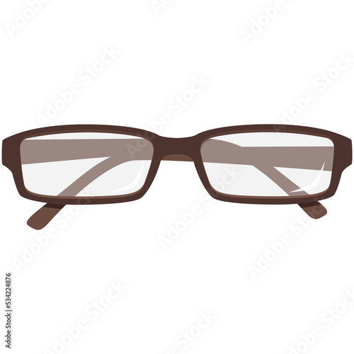 Glasses vector, eye frame icon, eyewear illustration