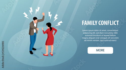 Family Conflict Isometric
