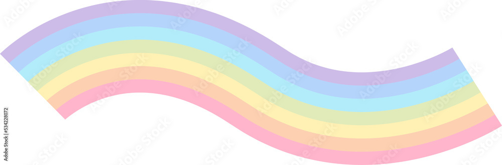 Pastel Rainbow for Decoration