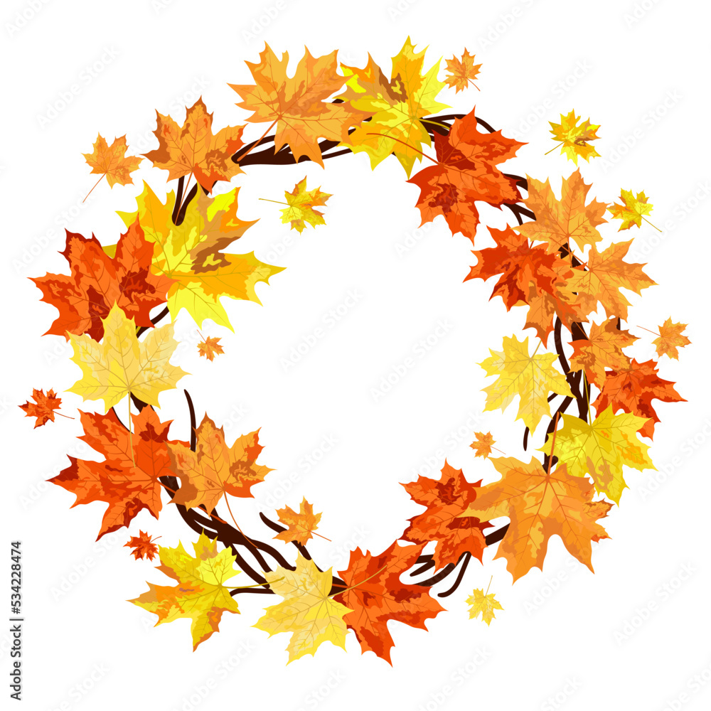 Autumn Maple Frame Autumn Maple Frame