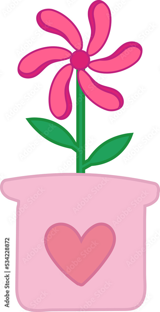 Flower in Pot for Decoration Flower in Pot for Decoration