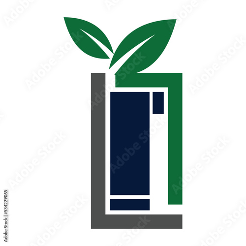 Healthy vending machines food logo template