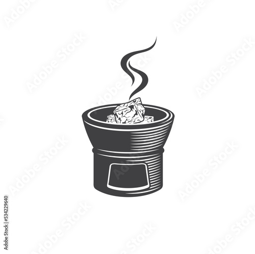 frankincense from Indonesia, vector art.