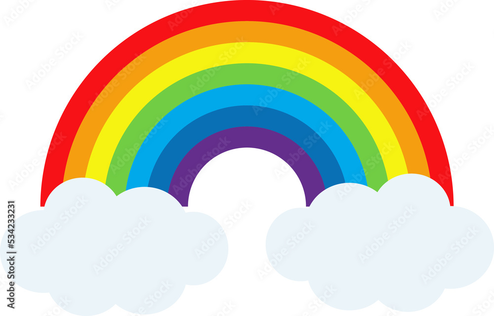 Rainbow with Cloud for Decoration Rainbow with Cloud for Decoration