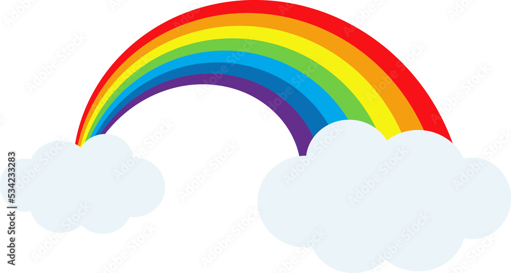 Rainbow with Cloud for Decoration Rainbow with Cloud for Decoration
