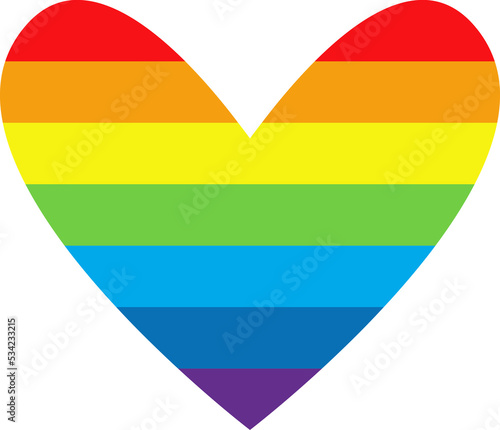 Rainbow Heart for Decoration Free Download Rainbow Heart for Decoration - GFXLoad