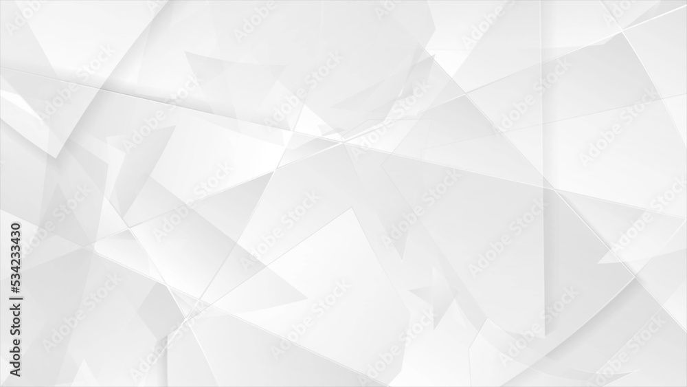 Light grey minimal polygonal tech abstract design Light grey minimal polygonal tech abstract design