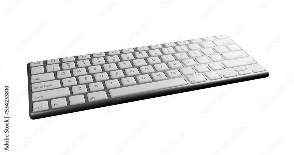 computer keyboard isolated on white computer keyboard isolated on white