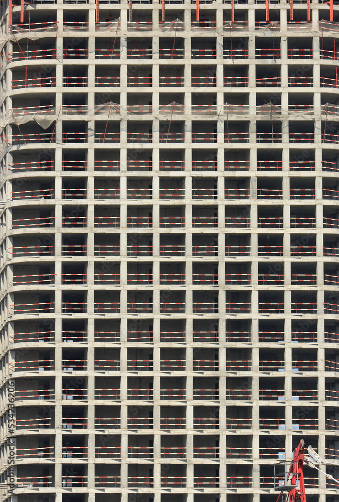 Background of a building under construction. Background of a building under construction.