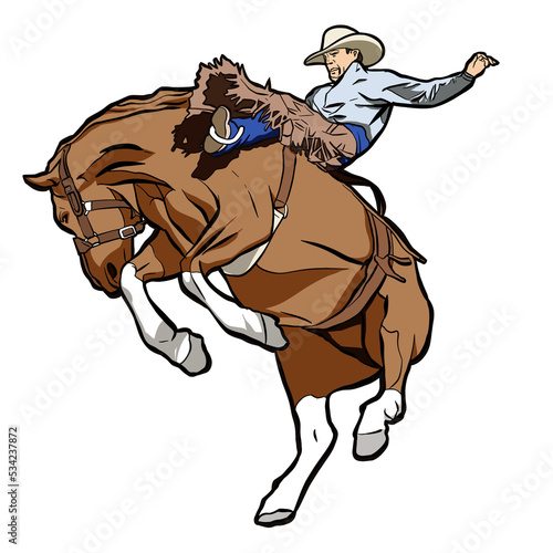 western rodeo riding horse