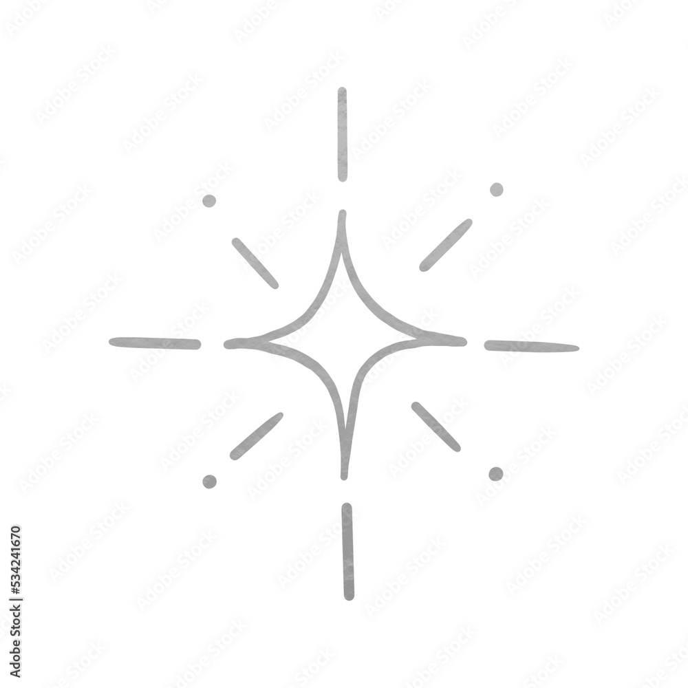 Silver Metallic Sparkle Outlined Silver Metallic Sparkle Outlined