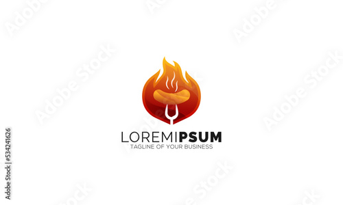 Doner kebab logo templates. Vector creative labels for Turkish and Arabian fast food 

restaurant.