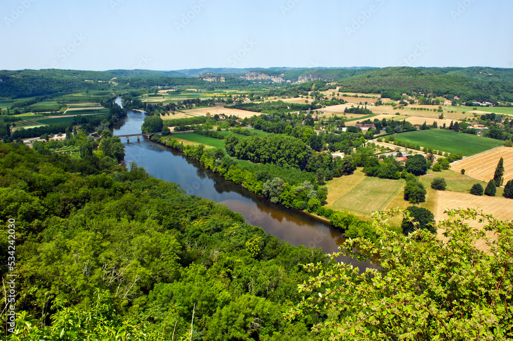 Naklejka premium Chateau de Montfort, Dordogne, Aquitaine, France