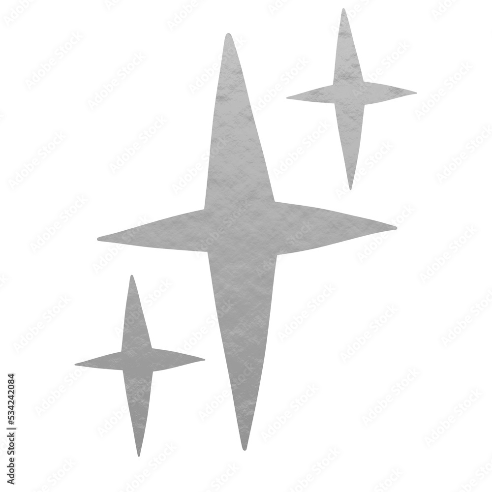 Obraz premium Silver Metallic Sparkles