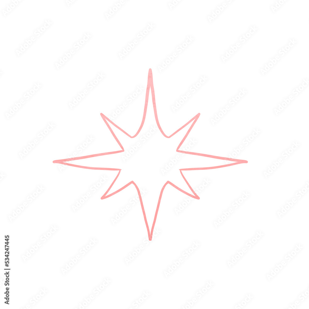 Pink Metallic Sparkle Outlined Pink Metallic Sparkle Outlined