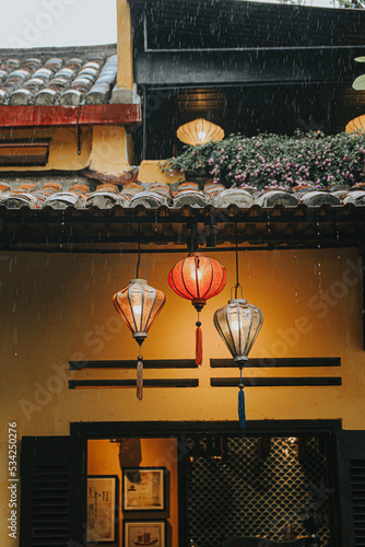 Rainy day at Old Town Hoi An, Vietnam