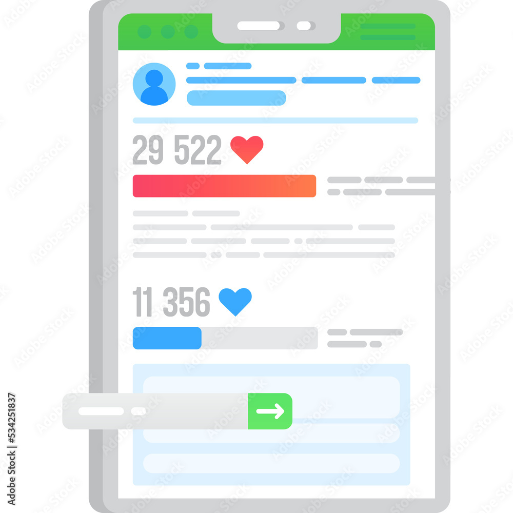 App for counting like follower feedback icon App for counting like follower feedback icon