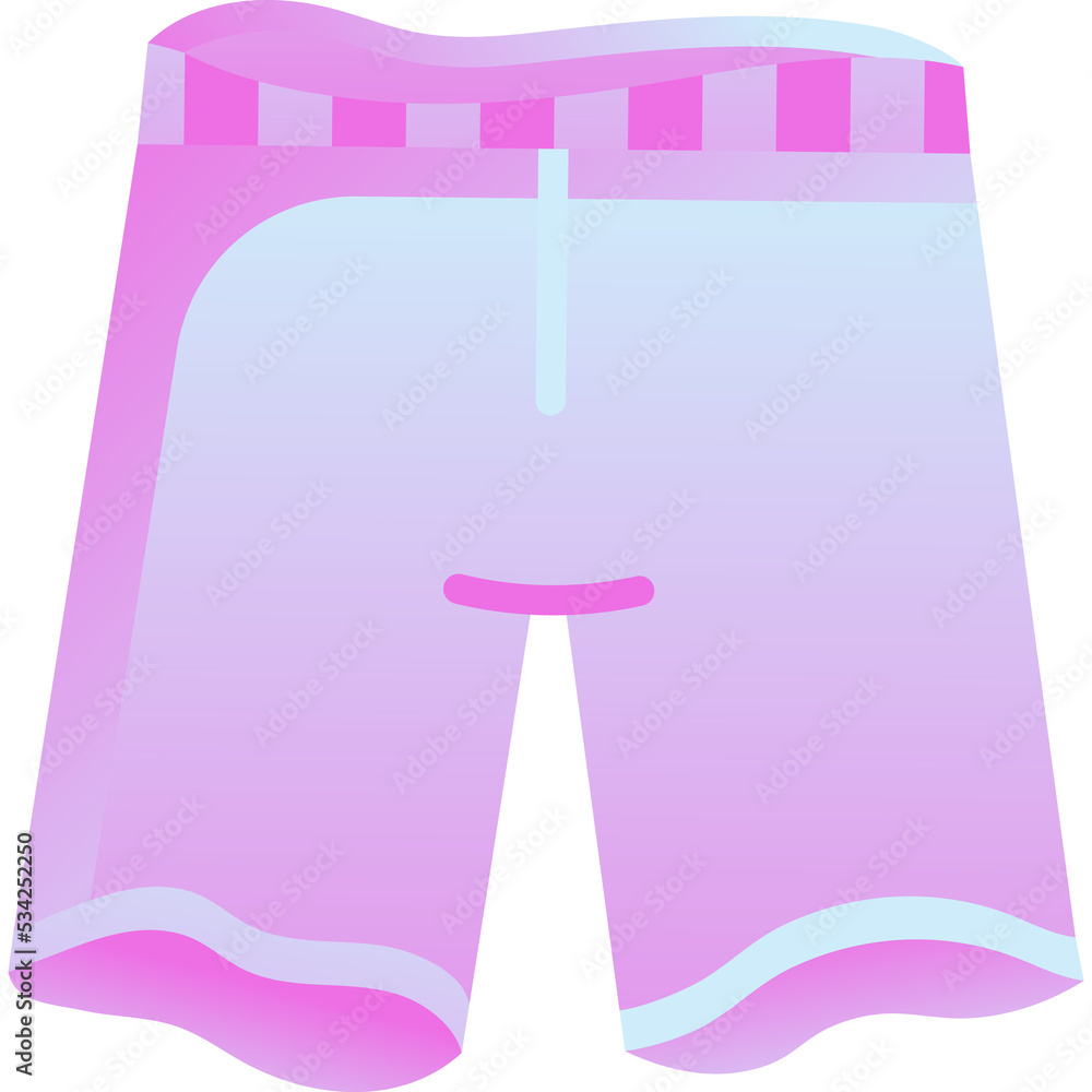 Football sport team shorts uniform vector icon Football sport team shorts uniform vector icon