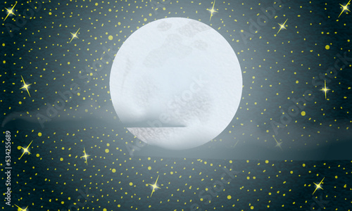 Bright moon