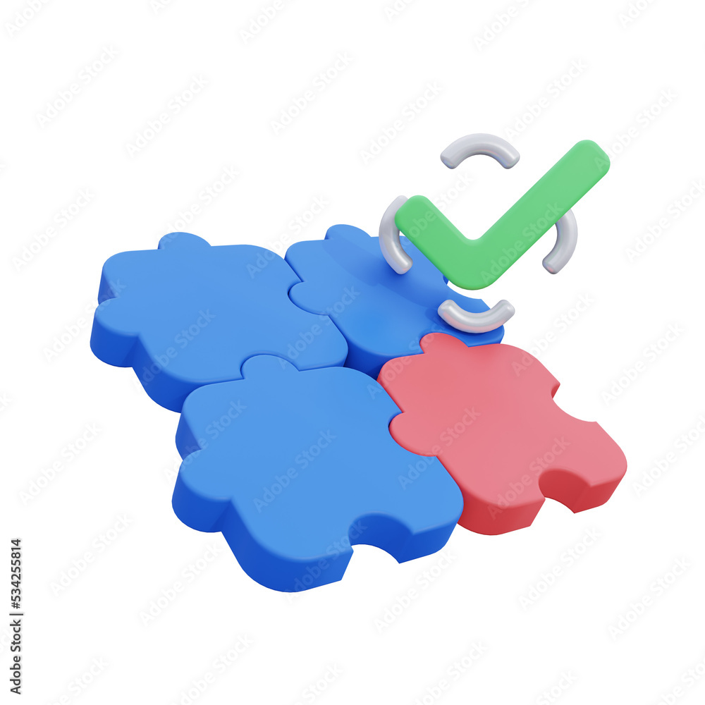 3D illustration approved team work
3D illustration approved team work