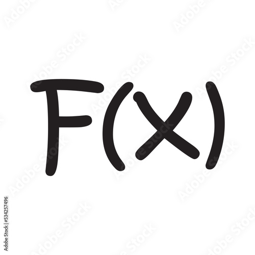 Formula Science Icon Vector Illustration