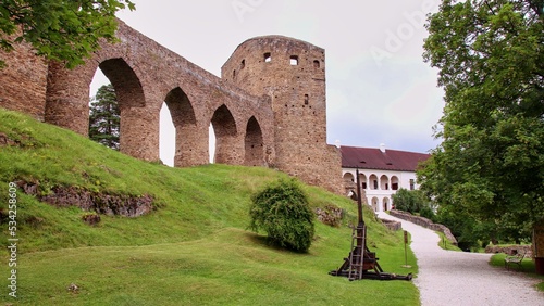 The castle at Velhartice, Czech republic photo