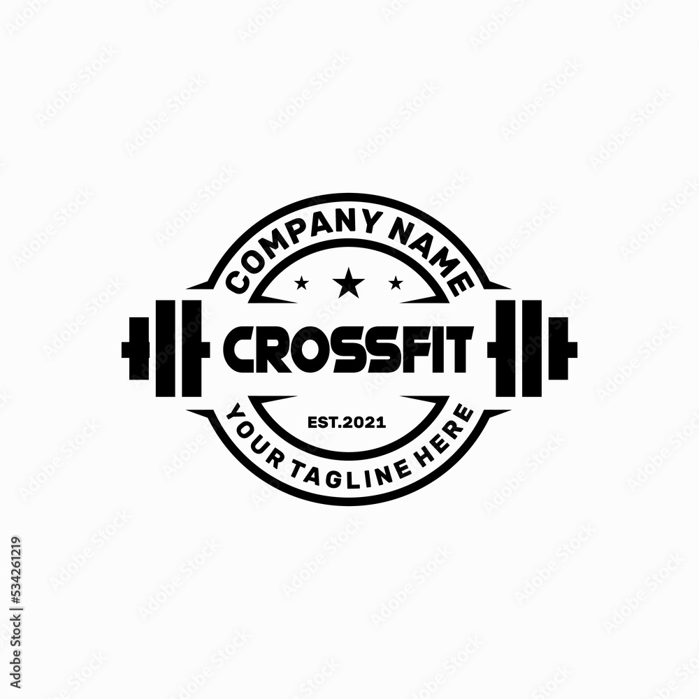 Fototapeta premium Fitness Logo Design Template