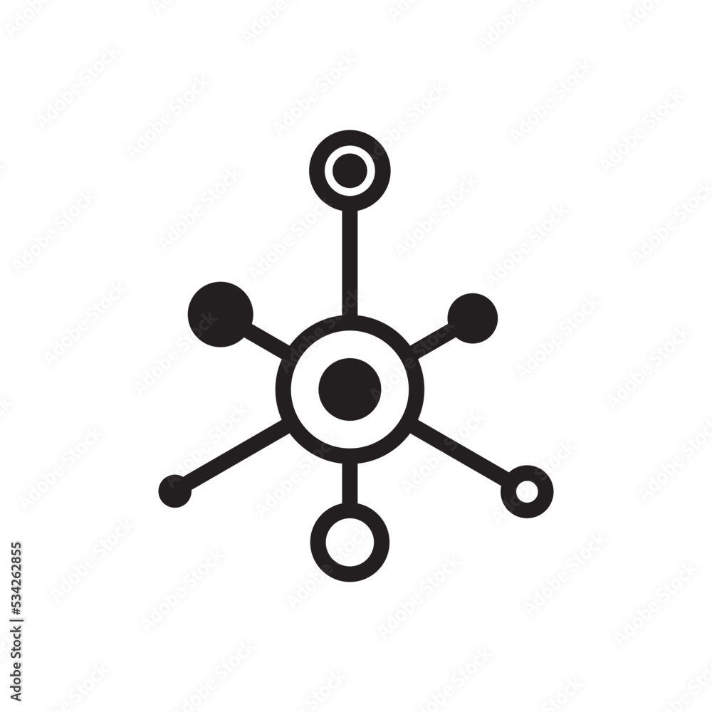 Molecule Science Icon Vector Illustration Molecule Science Icon Vector Illustration