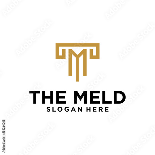 TM letter Logo Design Template