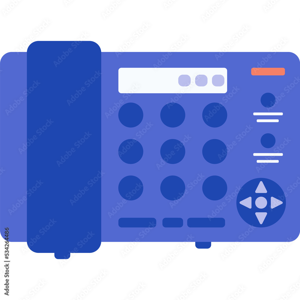 Office telephone vector phone flat icon isolated Office telephone vector phone flat icon isolated