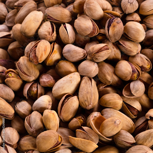 pistachio with shell isolated on white background
