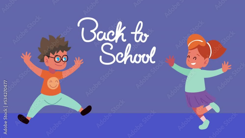 back to school lettering animation back to school lettering animation
