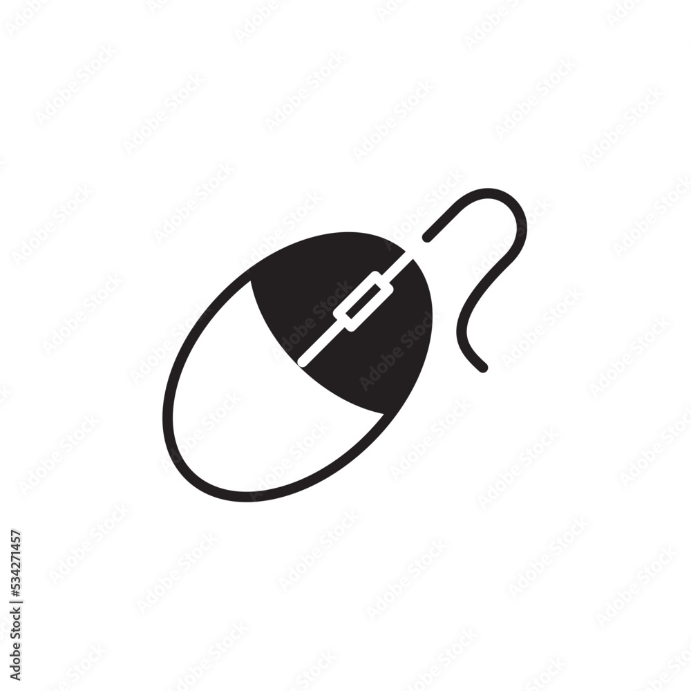Computer Mouse icon vector Mouse sign Computer Mouse icon vector Mouse sign