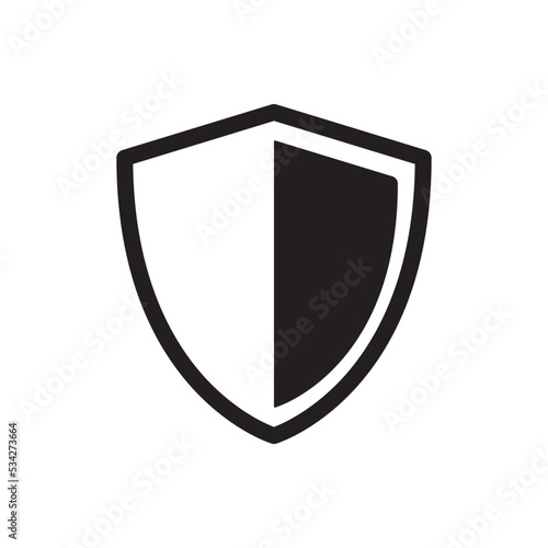 Shield Protection Icon Vector Illustration Design