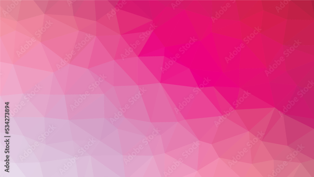 Fototapeta premium Multicolor polygon pattern. Low poly design. Vector illustration 