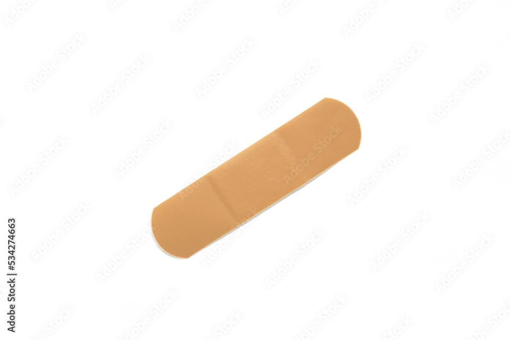 Adhesive plaster isolated on a white background Adhesive plaster isolated on a white background