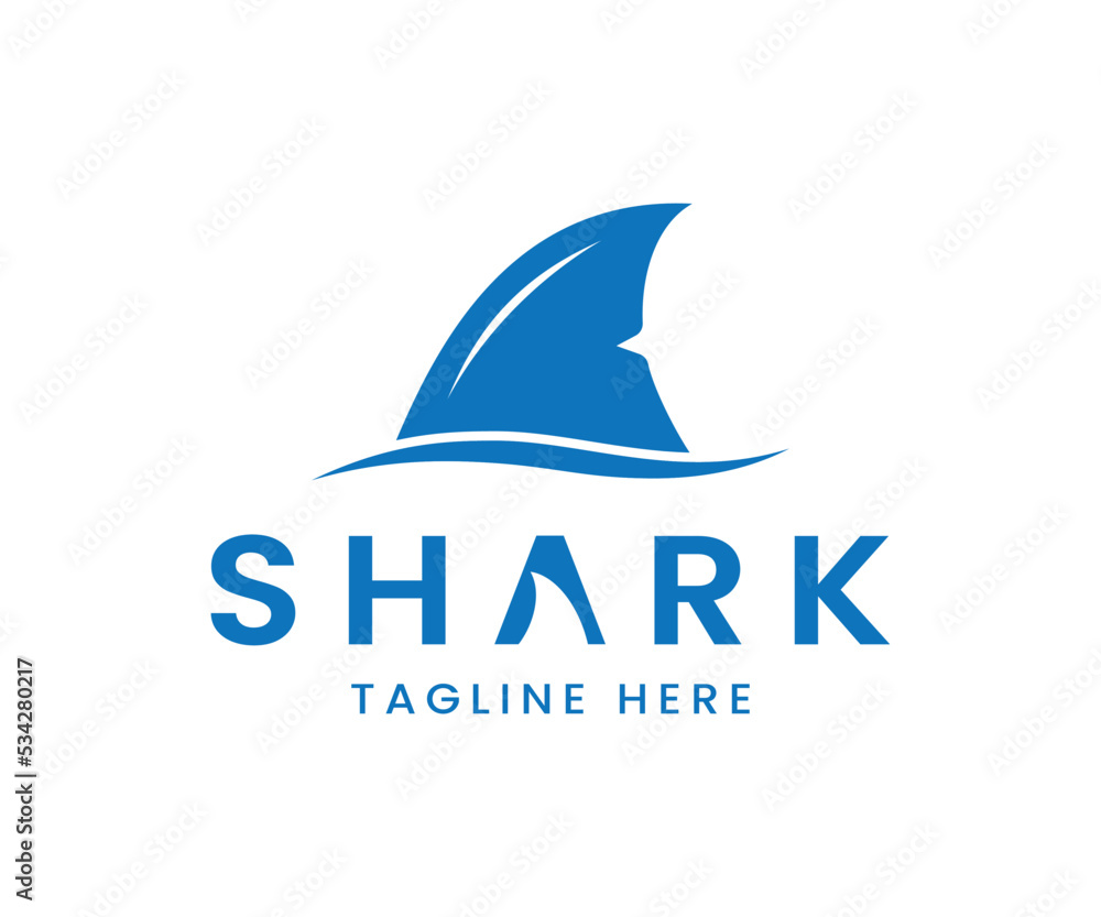 Shark Fin Icon Logo Design. Shark Logo Shark Fin Icon Logo Design. Shark Logo