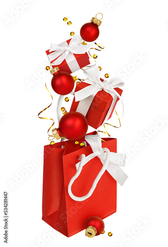 Two gift boxes, Christmas b...